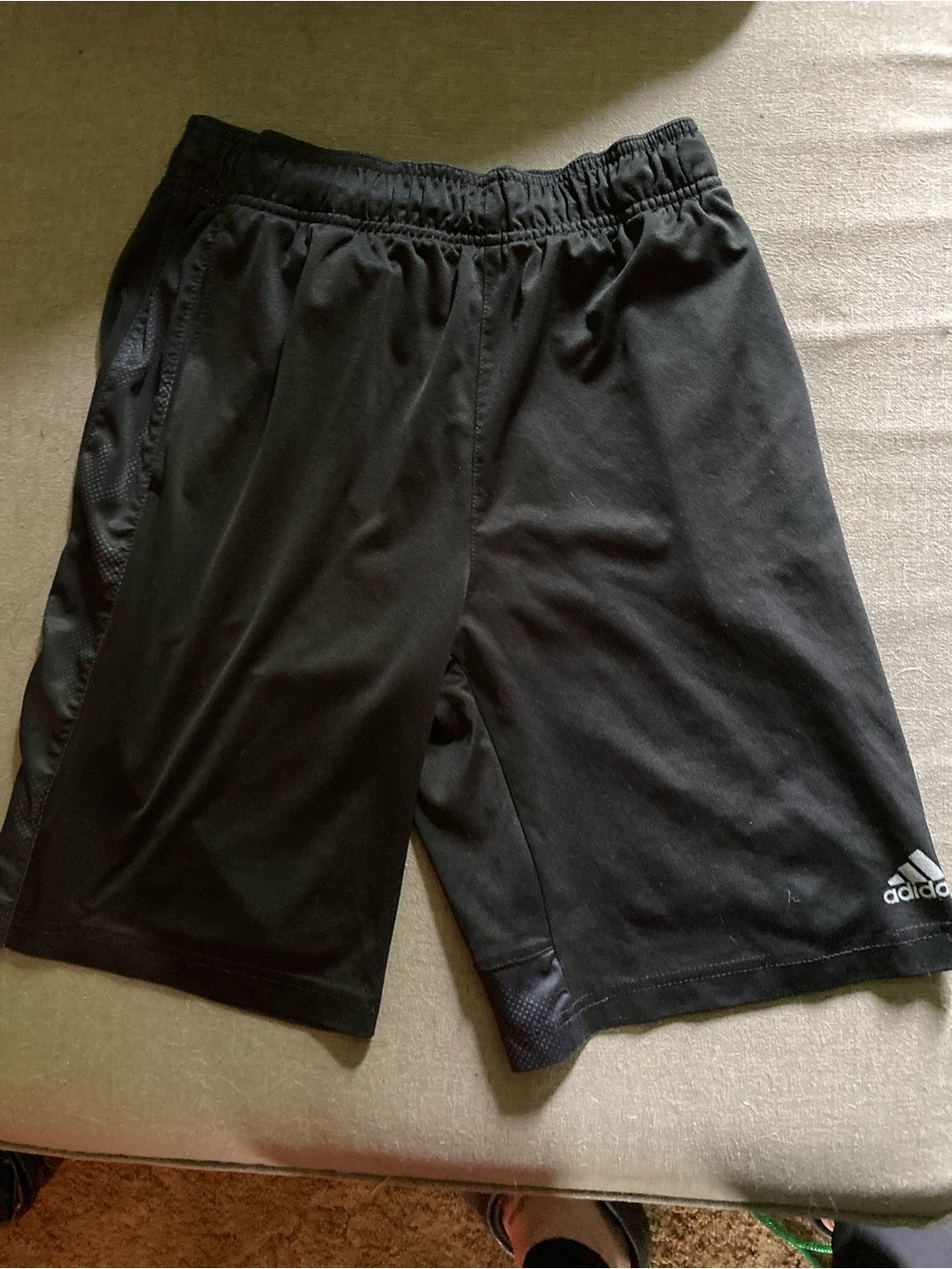 adidas Black Kid's Performance Athletic Shorts